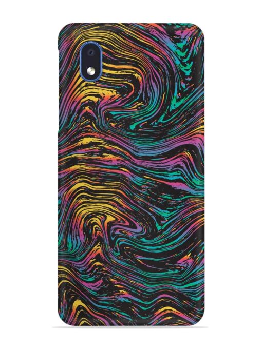 Abstract Liquid Colors Snap Case for Samsung Galaxy M01 Core Zapvi