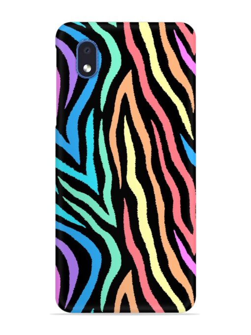 Colorful Abstract Zebra Snap Case for Samsung Galaxy M01 Core Zapvi