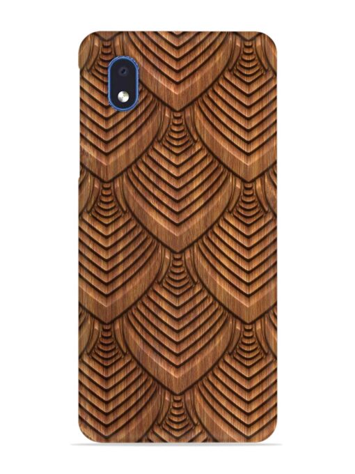 Carved Pattern On Snap Case for Samsung Galaxy M01 Core Zapvi