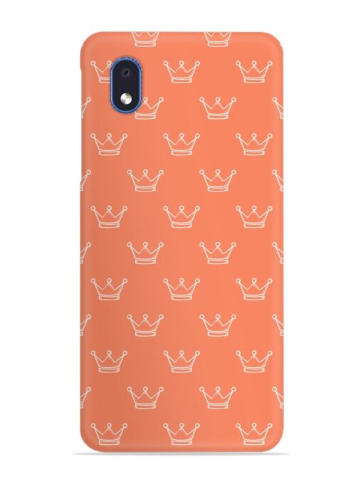 Hand Drawn Crown Snap Case for Samsung Galaxy M01 Core Zapvi