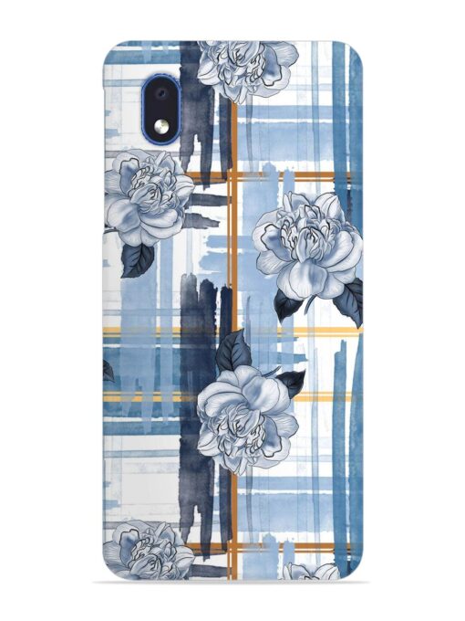 Watercolor Pattern Rose Snap Case for Samsung Galaxy M01 Core Zapvi