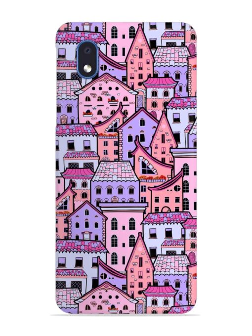 Seamless Pattern Houses Snap Case for Samsung Galaxy M01 Core Zapvi