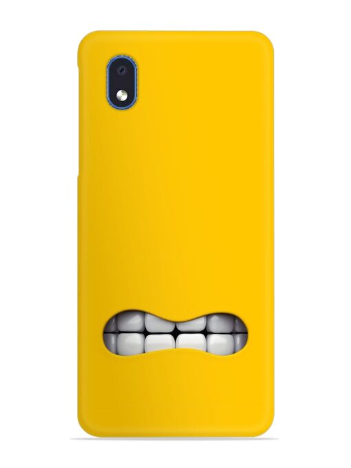 Mouth Character On Snap Case for Samsung Galaxy M01 Core Zapvi