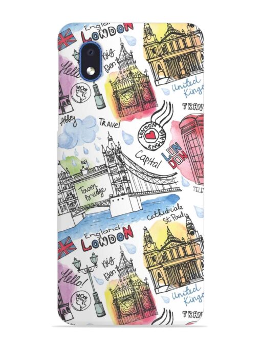 Vector London Landmark Snap Case for Samsung Galaxy M01 Core Zapvi