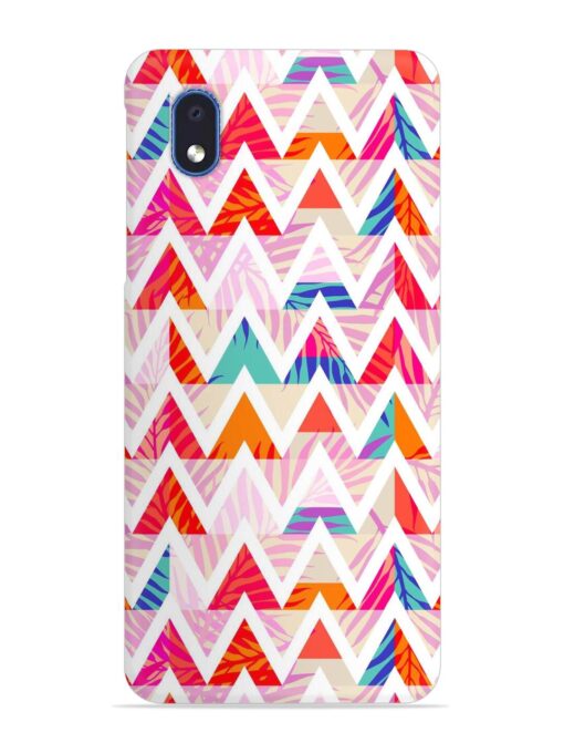 Abstract Triangle Background Snap Case for Samsung Galaxy M01 Core Zapvi