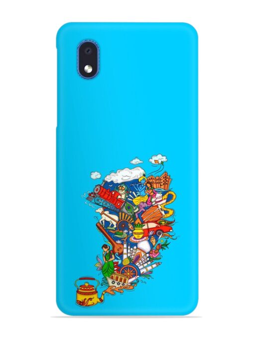 Vector Design Indian Snap Case for Samsung Galaxy M01 Core Zapvi