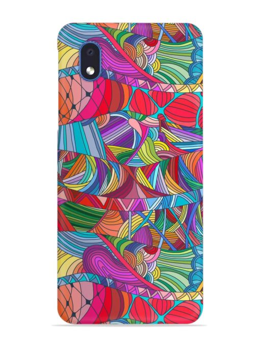 Seamless Patterns Hand Drawn Snap Case for Samsung Galaxy M01 Core Zapvi