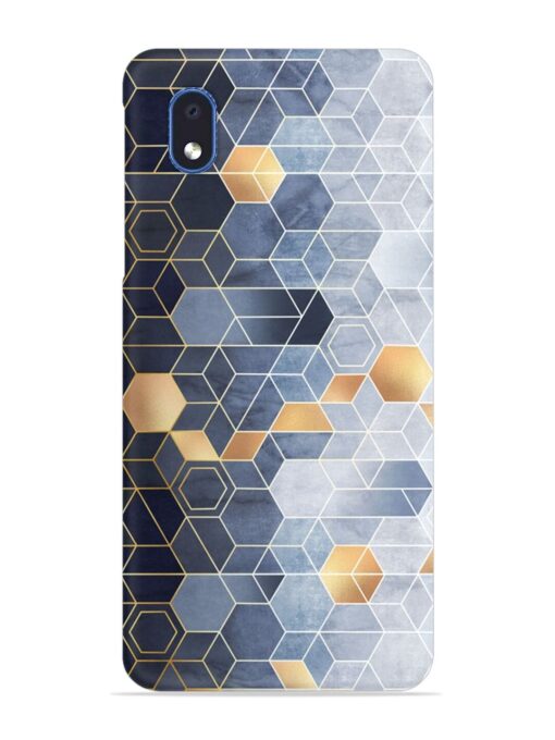 Geometric Abstraction Hexagons Snap Case for Samsung Galaxy M01 Core Zapvi