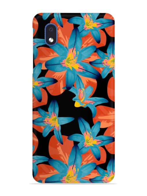 Philippine Flowers Seamless Snap Case for Samsung Galaxy M01 Core Zapvi