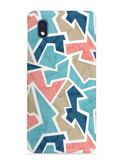 Vintage Geometric Triangle Snap Case for Samsung Galaxy M01 Core Zapvi