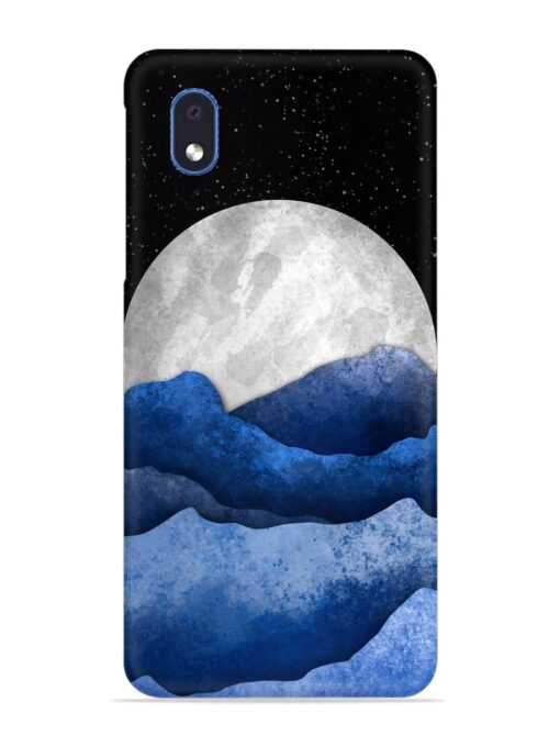 Full Moon Mountain Vector Snap Case for Samsung Galaxy M01 Core Zapvi