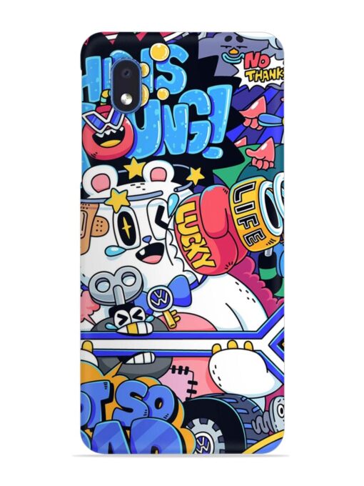 Universal Doodle Snap Case for Samsung Galaxy M01 Core Zapvi