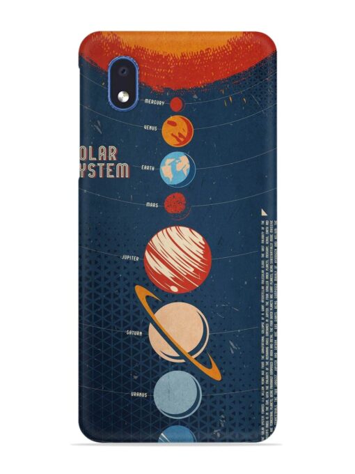 Solar System Vector Snap Case for Samsung Galaxy M01 Core Zapvi