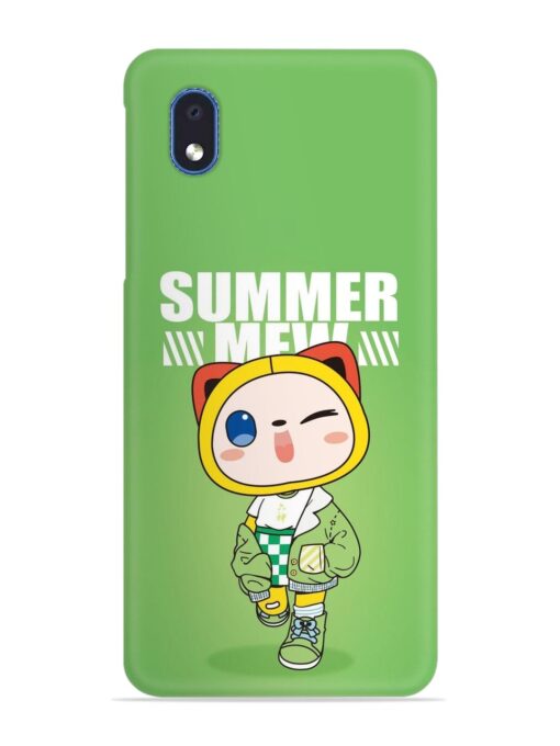 Summer Mew Snap Case for Samsung Galaxy M01 Core Zapvi