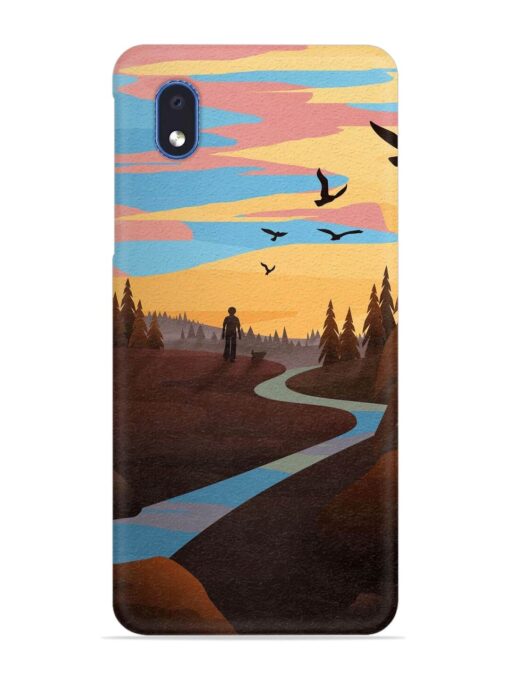 Natural Landscape Art Snap Case for Samsung Galaxy M01 Core Zapvi