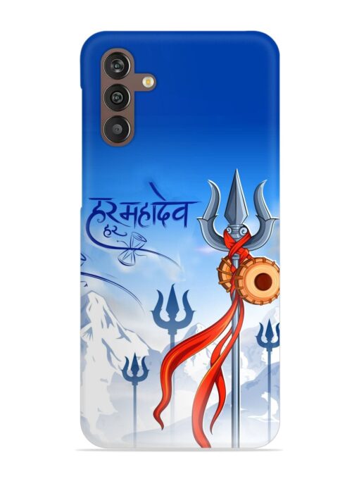 Har Har Mahadev Trishul Snap Case for Samsung Galaxy M13 (4G) Zapvi