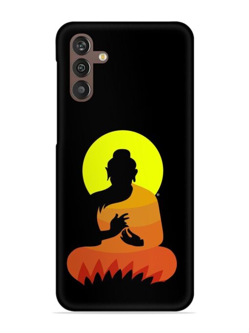 Buddha Art Black Snap Case for Samsung Galaxy M13 (4G) Zapvi