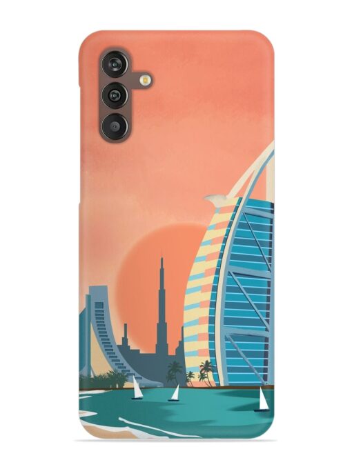 Dubai Architectural Scenery Snap Case for Samsung Galaxy M13 (4G) Zapvi