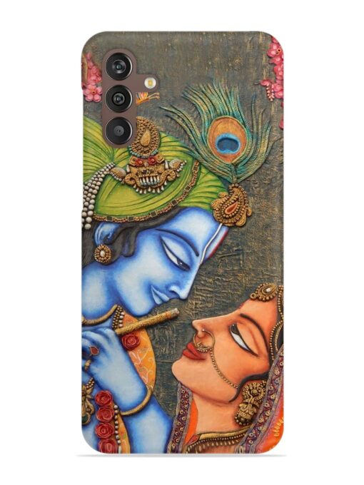 Lord Radha Krishna Flute Art Snap Case for Samsung Galaxy M13 (4G) Zapvi