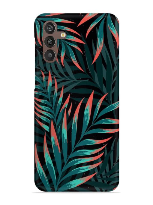 Green Leaf Art Snap Case for Samsung Galaxy M13 (4G) Zapvi