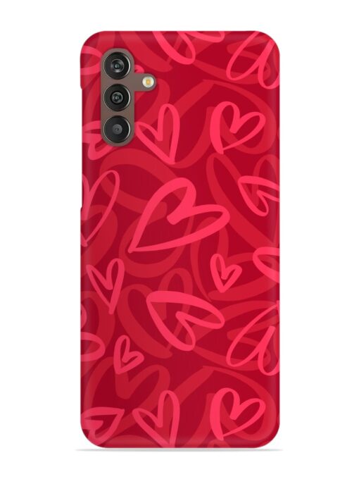 Seamless Romantic Pattern Snap Case for Samsung Galaxy M13 (4G) Zapvi