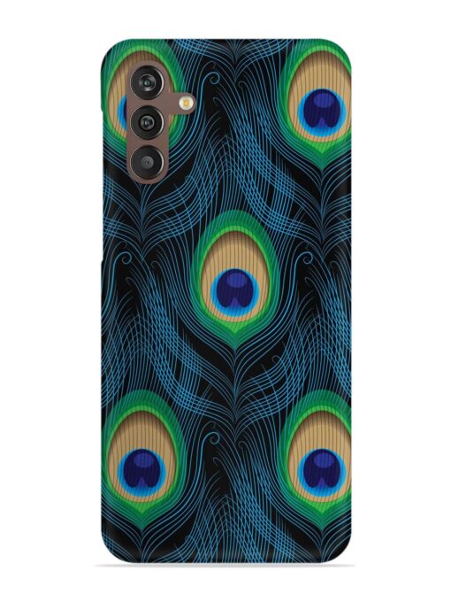 Seamless Pattern Peacock Snap Case for Samsung Galaxy M13 (4G) Zapvi