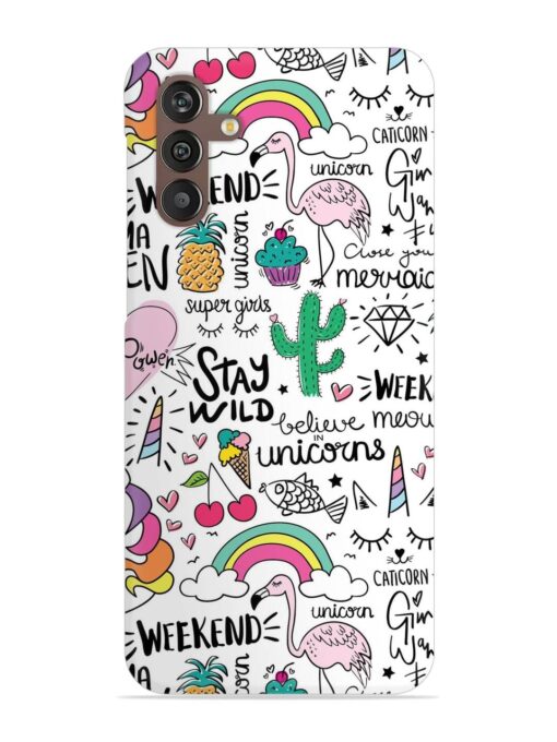 Unicorn Ice Cream Snap Case for Samsung Galaxy M13 (4G) Zapvi