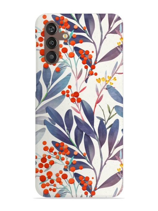 Seamless Floral Pattern Snap Case for Samsung Galaxy M13 (4G) Zapvi