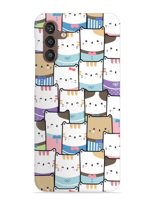 Cute Adorable Cat Snap Case for Samsung Galaxy M13 (4G) Zapvi