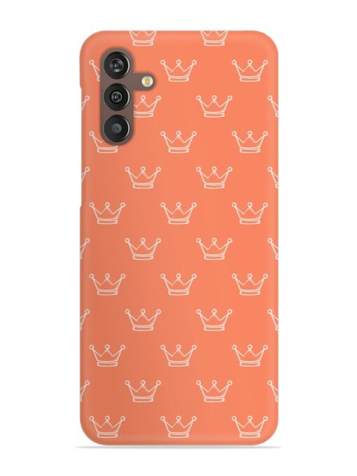 Hand Drawn Crown Snap Case for Samsung Galaxy M13 (4G) Zapvi