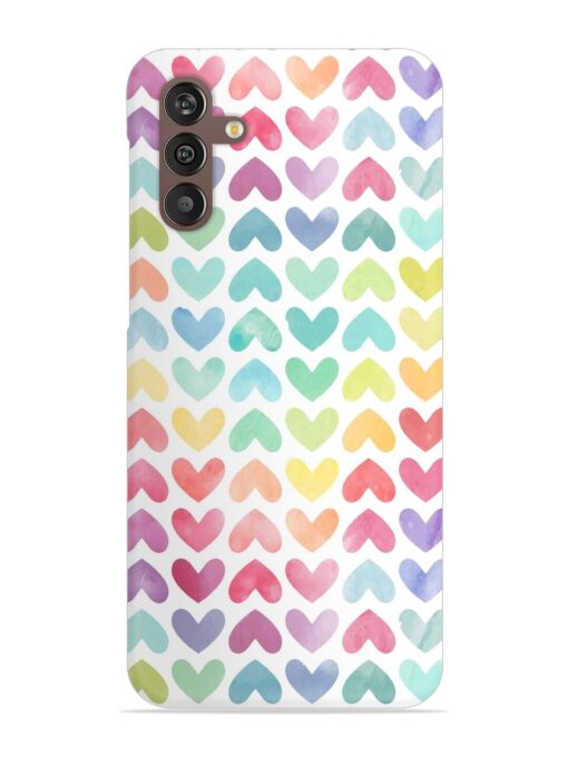 Seamless Colorful Watercolor Snap Case for Samsung Galaxy M13 (4G) Zapvi