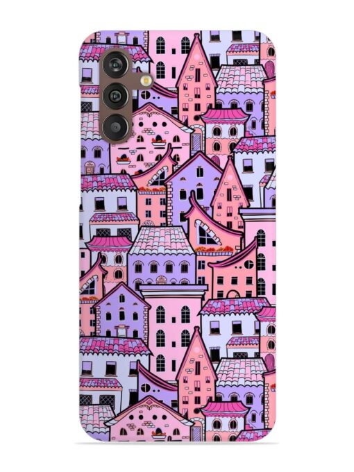 Seamless Pattern Houses Snap Case for Samsung Galaxy M13 (4G) Zapvi