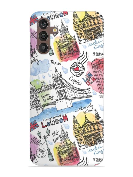 Vector London Landmark Snap Case for Samsung Galaxy M13 (4G) Zapvi