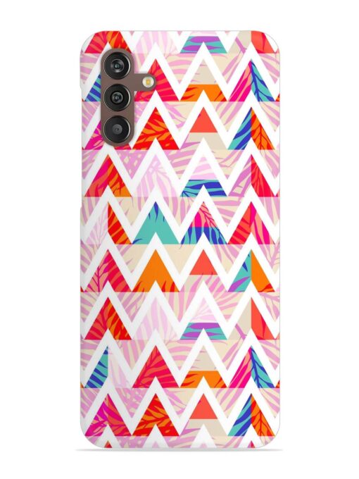 Abstract Triangle Background Snap Case for Samsung Galaxy M13 (4G) Zapvi