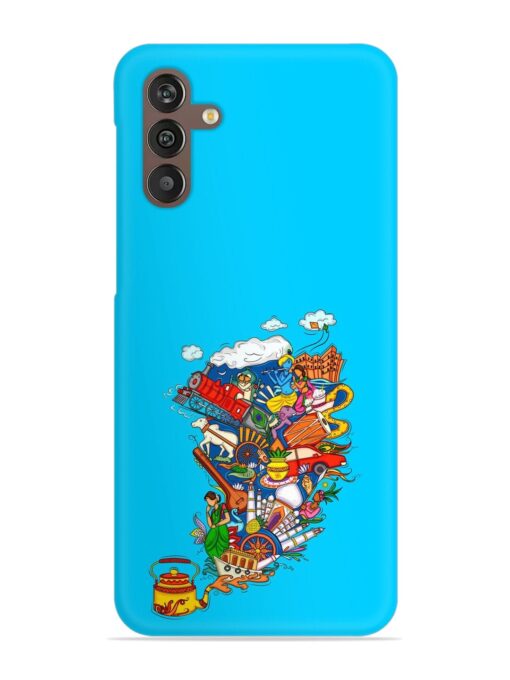 Vector Design Indian Snap Case for Samsung Galaxy M13 (4G) Zapvi