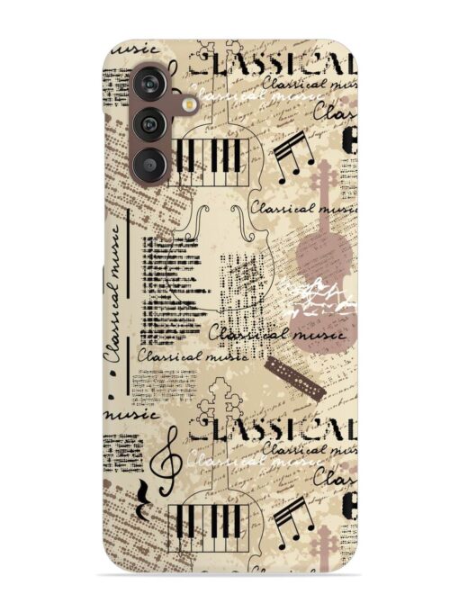 Classical Music Lpattern Snap Case for Samsung Galaxy M13 (4G) Zapvi