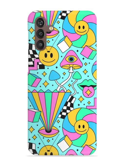 Trippy Rainbow 60S Snap Case for Samsung Galaxy M13 (4G) Zapvi