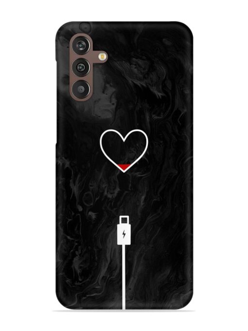 Heart Charging Vector Snap Case for Samsung Galaxy M13 (4G) Zapvi