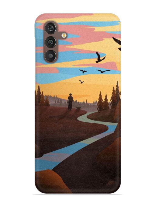 Natural Landscape Art Snap Case for Samsung Galaxy M13 (4G) Zapvi