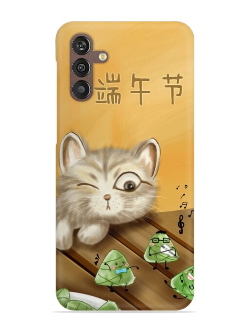 Cat Scorpion Dancing Snap Case for Samsung Galaxy M13 (4G) Zapvi