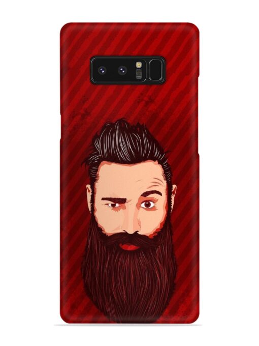 Beardo Man Snap Case for Samsung Galaxy Note 8 Zapvi