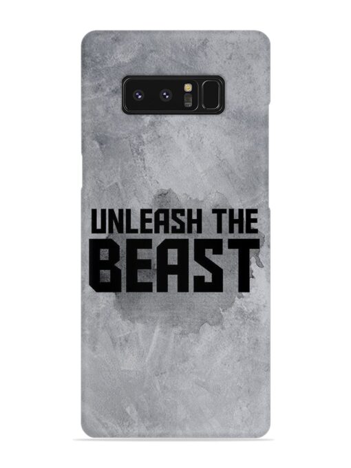 Unleash The Beast Snap Case for Samsung Galaxy Note 8 Zapvi