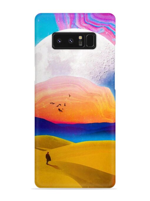 Sandy Desert Snap Case for Samsung Galaxy Note 8 Zapvi