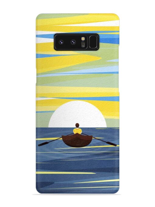 Rowing Person Ferry Paddle Snap Case for Samsung Galaxy Note 8 Zapvi