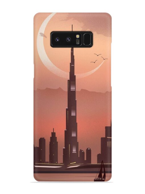 Landmark Burj Khalifa Snap Case for Samsung Galaxy Note 8 Zapvi