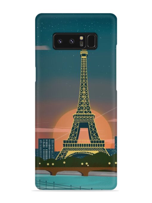 Scenery Architecture France Paris Snap Case for Samsung Galaxy Note 8 Zapvi