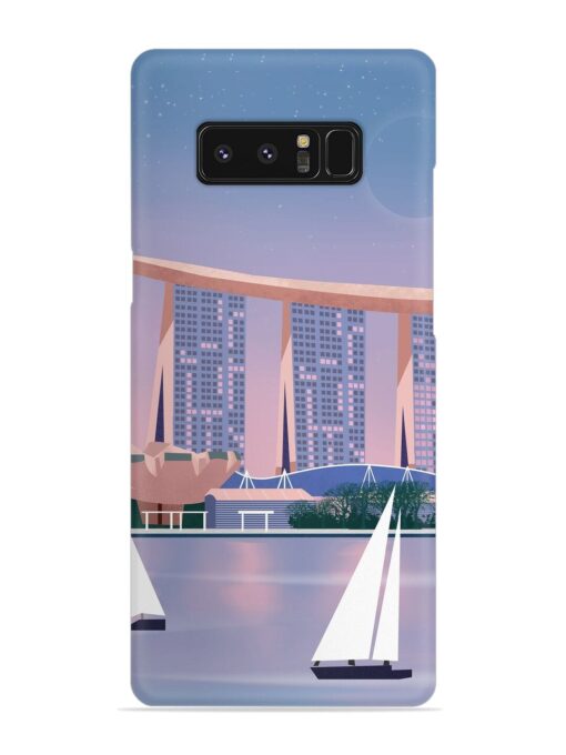 Singapore Scenery Architecture Snap Case for Samsung Galaxy Note 8 Zapvi