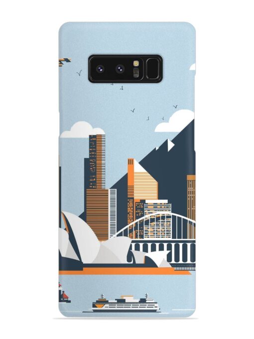 Sydney Opera Landscape Snap Case for Samsung Galaxy Note 8 Zapvi