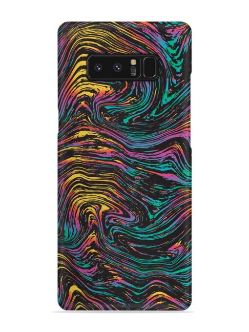 Abstract Liquid Colors Snap Case for Samsung Galaxy Note 8 Zapvi