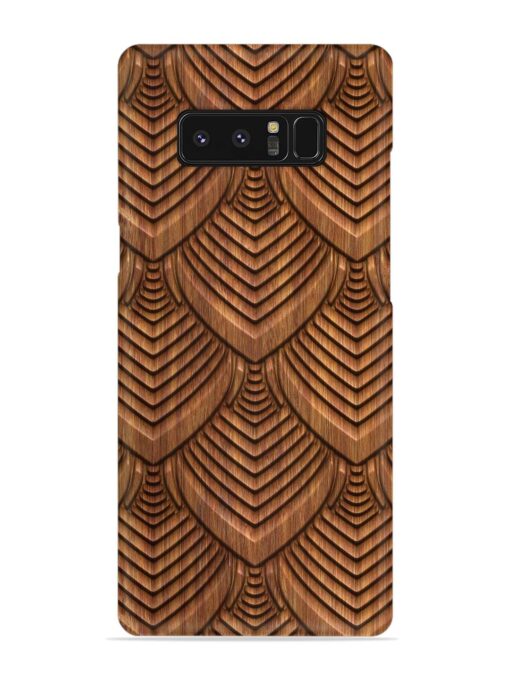 Carved Pattern On Snap Case for Samsung Galaxy Note 8 Zapvi